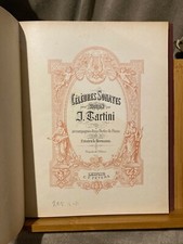 Célèbres sonates pour violon et piano de Tartini édition Peters F. Hermann