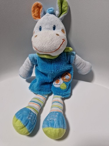 Doudou plat girafe vache - plat,