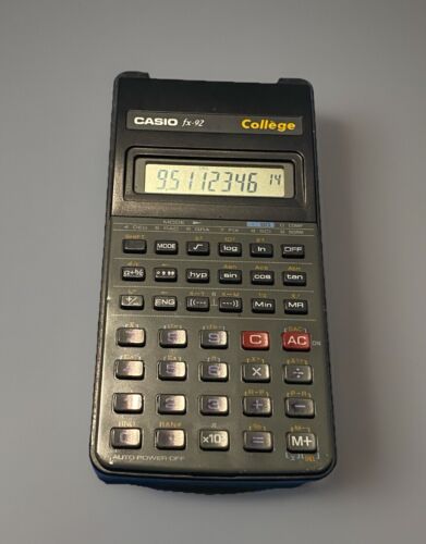 Casio college - casio, fx-92