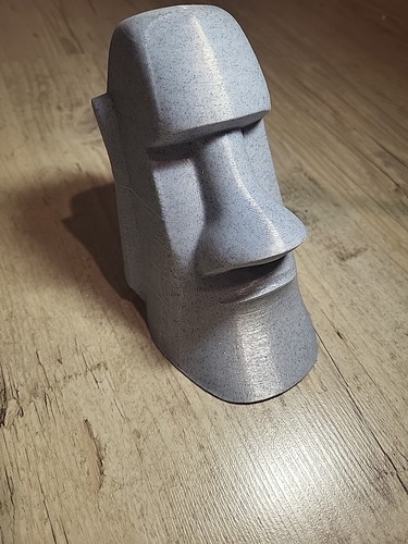 Statue moai imprimé - moai, |