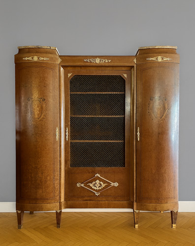 Bibliothèque vitrine style - bibliothèque, de
