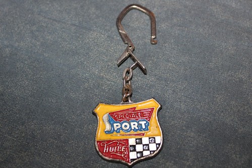 Ancien porte clé émaillé - ancien, porte-clé