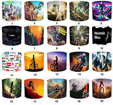 Abat-Jours De Vélos De Montagne, Décorations Murales De VTT Et Couettes.