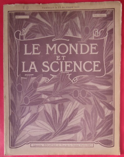 Revue monde la science - monde,