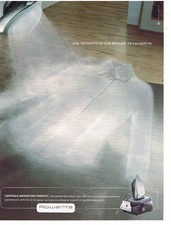 PUBLICITE ADVERTISING   2009   ROWENTA    centrale vapeur