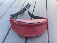 Sac sacoche banane Lacoste - Rouge bordeaux