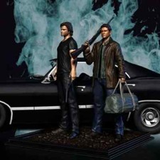 Duo Figurines Supernatural Dean and Sam Diorama Statue 1/24 résine à peindre