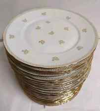 Assiettes plates Porcelaine Dur Lamotte Sologne France ( Réf : Mag )