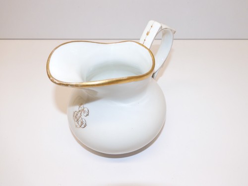 Joli pot lait porcelaine - pot,