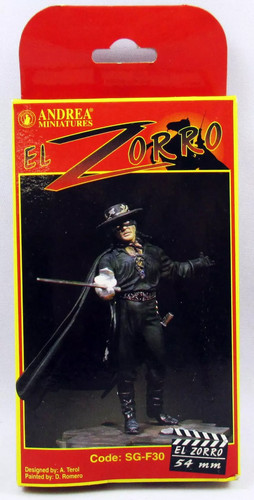 Zorro andrea miniatures - zorro,