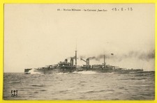 cpa Brest MARINE MILITAIRE Bateau NAVIRE GUERRE French Navy Cuirassé JEAN BART
