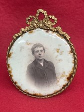 Ancien Médaillon Photo École
