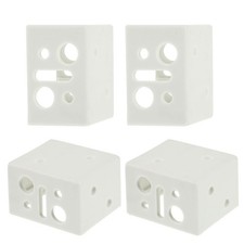  4 pièces de stores d'installation à deux têtes pièces accessoires fixes de