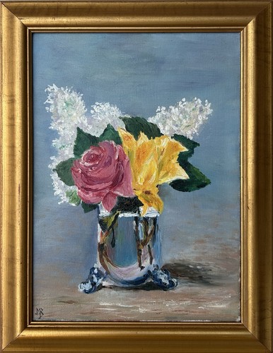 Small antique oil - small, painting