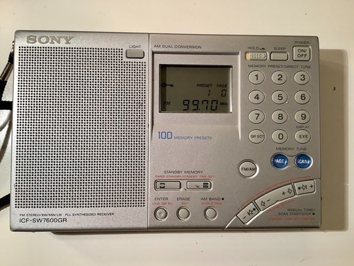 Radio sony icf sw76oogr - sony,