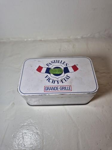 Boite métal vichy vintage - en,