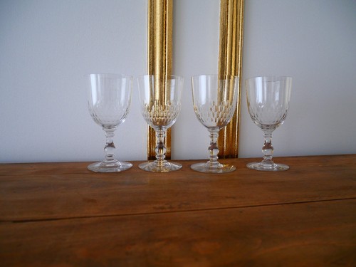 Lot anciens verres - à, eau