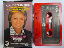 Claude François – macadam music Comme D'habitude cassette audio tape C54