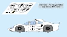 Autocollants Chaparral 2D Nürburgring 1966 7 1:32 1:24 1:43 1:18 64 87 calque...