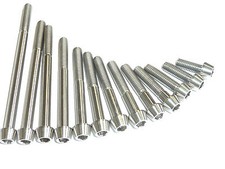 M8 X 65mm Long Titane Conique Cone Douille Tete Boulons Vis Ti No Rouille