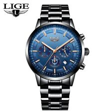 LIGE Montre Bracelet Homme