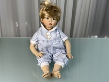 Poupée d'artiste en porcelaine Christine Orange 40 cm. Excellent état