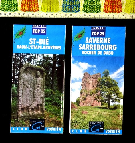 Lot 2 cartes ign - ,, de