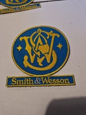 Patch Écusson Thermocollant Brodé Smith Et Wesson 9 Cm