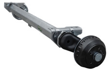 Essieu freiné AL-KO COMPACT pour remorque / dépanneuse 1350kg 1200mm 1650mm 5x11