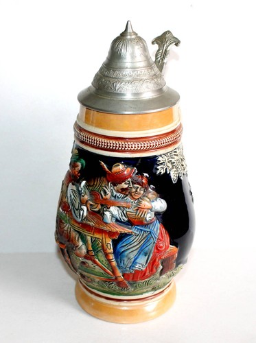 Ancien grande chope biere - grande,