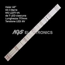 KIT 3 BARRES LED BANDES TV