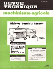 REVUE TECHNIQUE PRES RAMAS. RIVIERRE CASALIS RC42 ER40 ER45 RC45  RENAULT R54.10