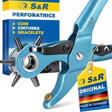 Pince Perforatrice Appareil Trous Cintures Cuir Bracelets. Emporte Piece Cuir...