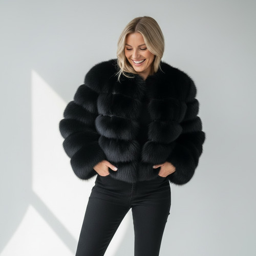 Loveaparis luxury black fox - luxury,
