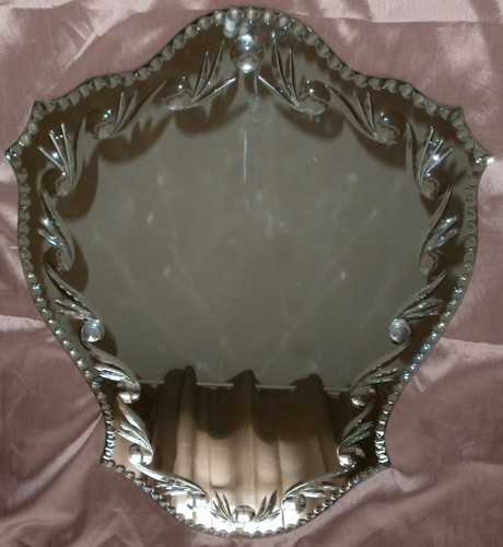 Grand miroir vénitien vintage