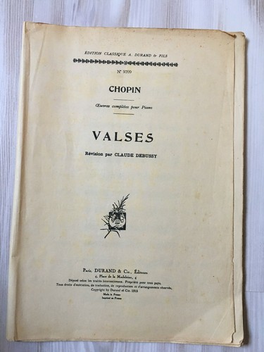 Valses chopin pour piano - chopin,