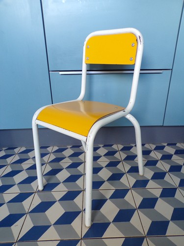 Ancien chaise ecole - chaise, formica