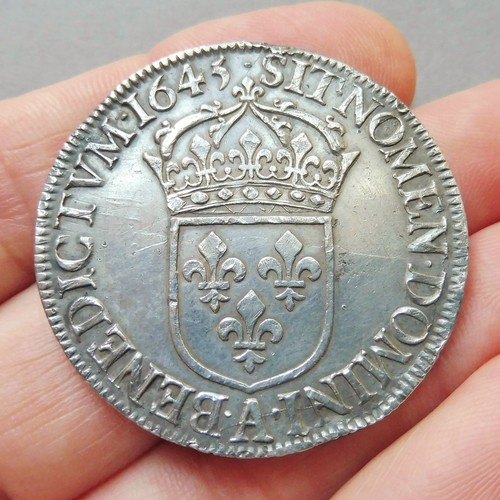 Louis xiv ecu la mèche - à,