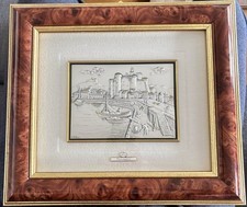 Tableau Signé Castellani fabrication italienne Accu Valore argent 925 Sterling