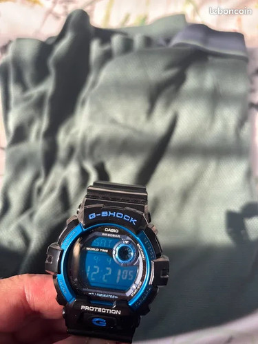 Casio schock bleue - g-schock,