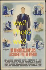 ww2 Photo SNCF Poste Douane Police Eaux Forets PTT Train Ecluses Armistice STO