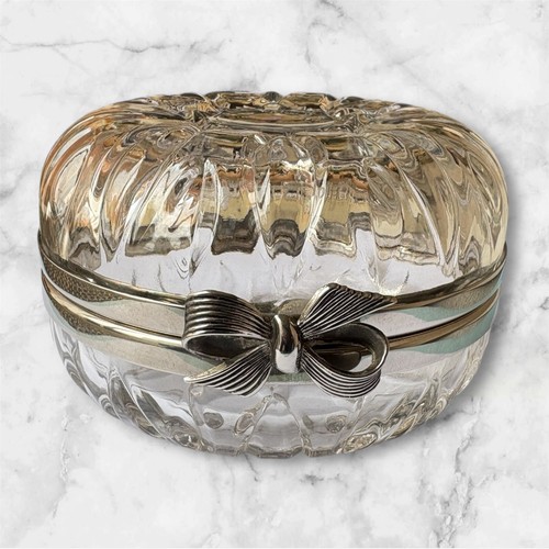 Bonbonniere verre metal - bonbonniere, en