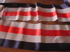 Ancien large ruban de soie