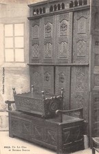 29-BRETAGNE UN LIT CLOS ET BERCEAU BRETON-N�T5106-F/0045