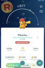 Shiny Pikachu Rei Cap Costume