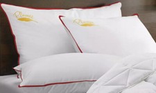 Oreillers à plumes enveloppe100% coton blanc confort idylliques nuit réparatrice