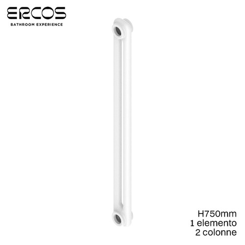 Radiateur tubulaire blanc - , en