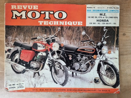 Revue technique moto 10 - technique,