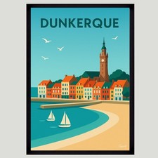 Affiche Poster mural DUNKERQUE