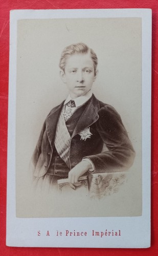Photo cdv prince impérial par - prince,